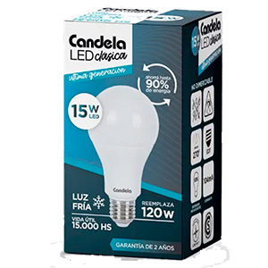 Lampara led 15w. x 5 un. - Fria